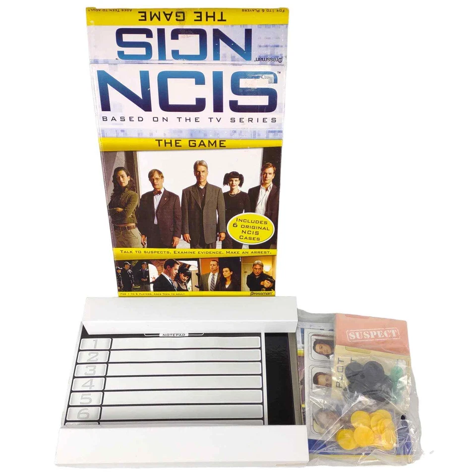 NCIS The Game NEW in Open Box, 2010 Pressman TV Series Murder Mystery Crime - Image 1 of 4