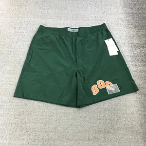 Students Golf Shorts Mens 2XL XXL Nylon Spell Out Pull On Physical Education Gre - Picture 1 of 7