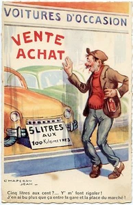 Illustrator Jean Chaperon. Humour. Humor. Five Litre Aux Cent - Picture 1 of 1