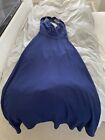 New Look Ladies Day Wedding Navy Blue Long Evening Ball Gown Style Dress Size 10