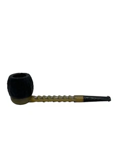 Vintage REX Nylon Smoking Pipe Wood Bowl Nylon Stem Made in France - Picture 1 of 5