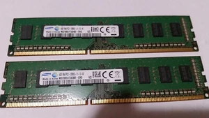 M378B5173DB0-CK0 Samsung 8GB Kit (2*4GB) PC3-12800U DDR3-1600MHz CL11 RAM 1RX8 - Photo 1/1