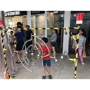 Giant Buzz Wire Game Stalls Steady Hand Challenge Shock Reaction 71 x 71inch - Bild 1 von 5