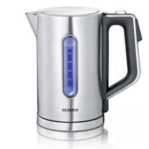 Severin WK 3418 Wasserkocher 1.7L edelstahl-schwarz - Bild 1 von 3