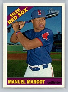 2015 Topps Heritage Manuel Margot #33 - Boston Red Sox - Picture 1 of 2
