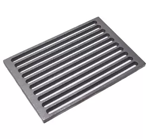 Griglia in ghisa 30x20,6x1 cm per camino stufa barbecue fondello per cenere - Foto 1 di 1