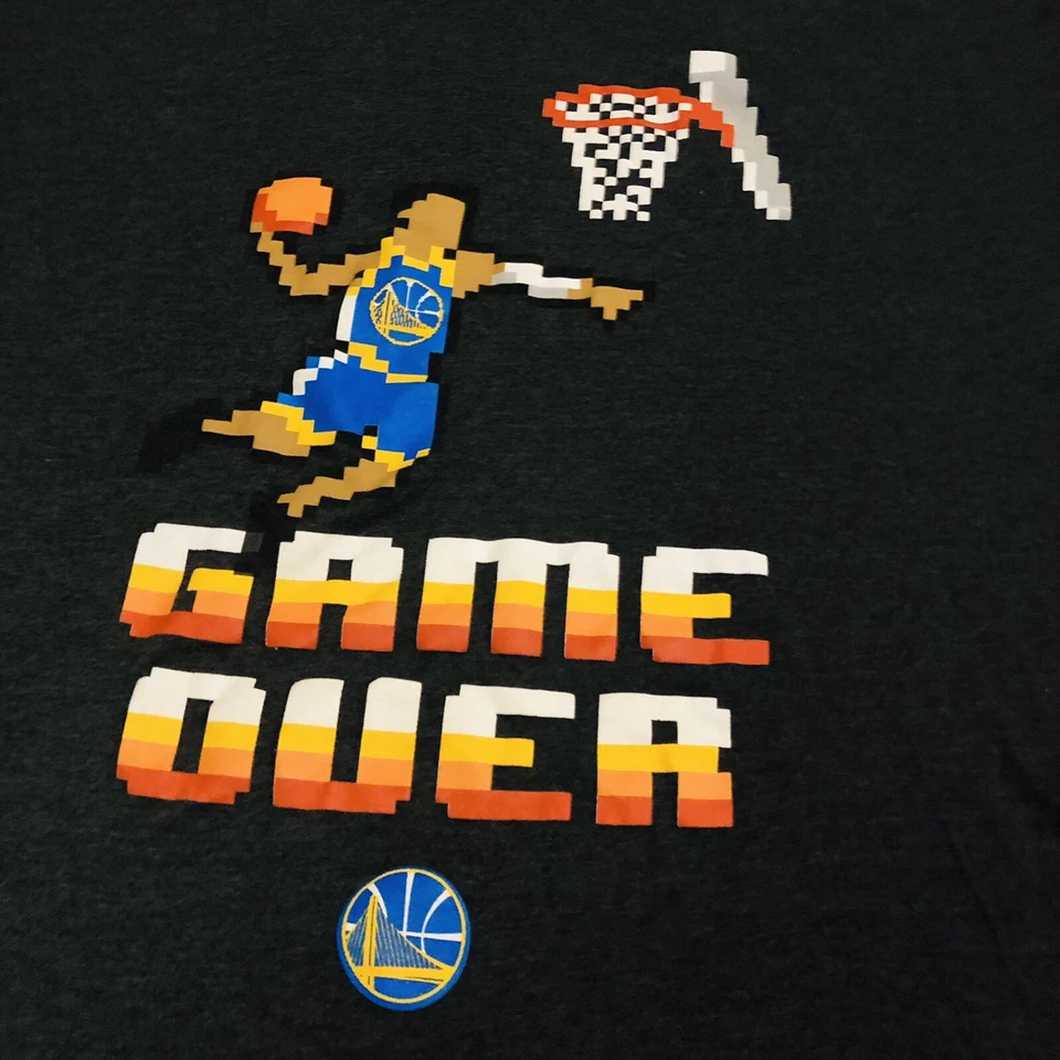 Caja Deportiva EDICIÓN LIMITADA Golden State Warriors Juego Sobre NBA Retro Camiseta XL Foto 1 de 4