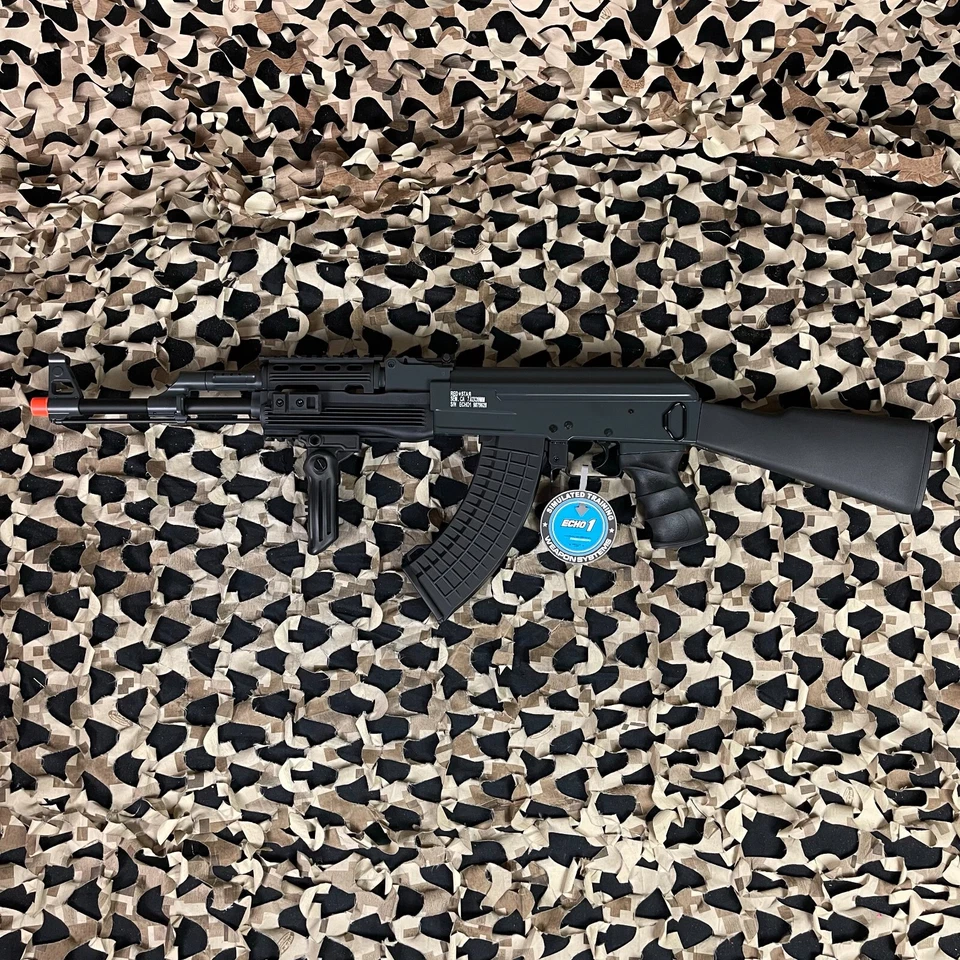 NEW Echo1 Echo1 Red Stag AK47 RIS AEG Airsoft Gun - JP-09MB