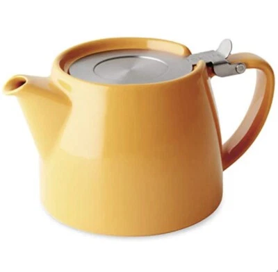 FORLIFE Stump Teapot with SLS Lid and Infuser, 18-Ounce, Mandarin - Image 1 of 2