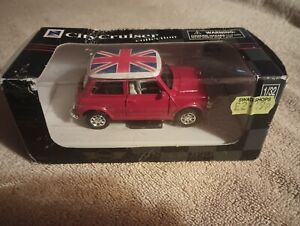 New Ray  Red Mini Cooper, 1:32, Diecast  NEW NR521 Pull Back