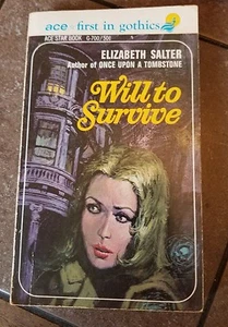 Will to Survive by Elizabeth Salter Ace Star Gothic 1958 First Print - Imagen 1 de 4