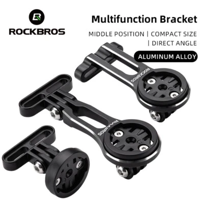 Soporte de vástago de bicicleta ROCKBROS Go Pro velocímetro cámara de acción sujeción aleación de aluminio Foto 1 de 4