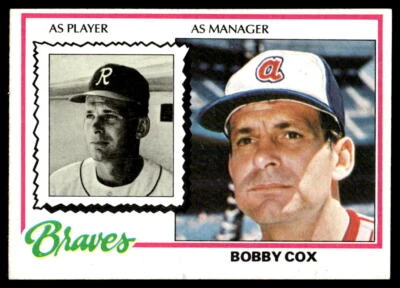 1978 Topps #93 Bobby Cox Atlanta Braves - Image 1 of 2