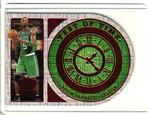 2021-22 Panini Crown Royale Kevin Garnett Test of Time Asia Inserto Rosso Raro - Foto 1 di 2