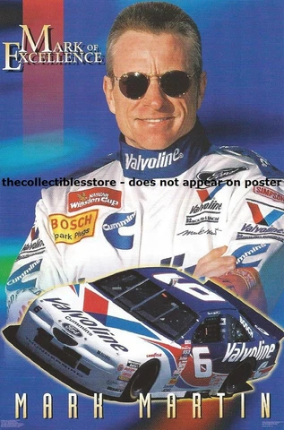 MARK MARTIN VALVOLINE RACING NASCAR WINSTON CUP COSTACOS MINI PHOTO POSTER Cover