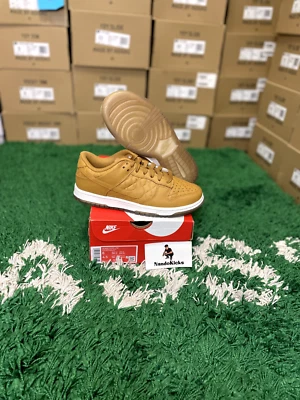 Nike Dunk Low Wheat Acolchado Goma Marrón Claro Vela Blanco Talla 6W Foto 1 de 4