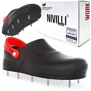 Arbeit - Stachelschuhe für Epoxid Bodenbeschichtung Nagelschuh Clog für sicheres Gehen auf... - Bild 1 von 9