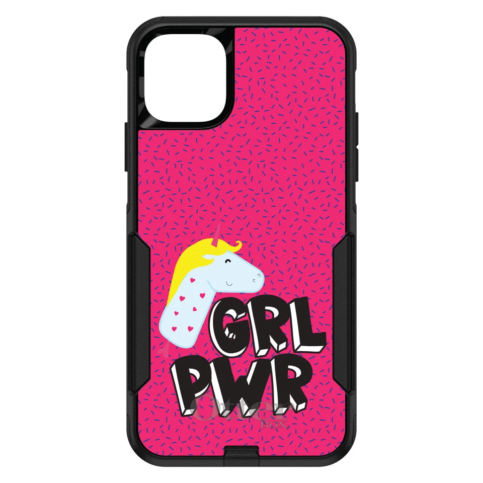 OtterBox Commuter for Apple iPhone (Pick Model) GRL PWR Unicorn Pink Background - Image 1 of 1