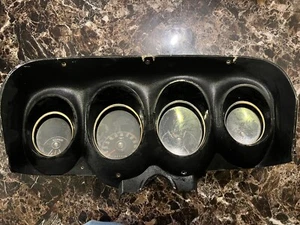 1969-70 Ford Mustang Instrument Cluster Gauges Fomoco OEM D0ZF-10841-A - Picture 1 of 4