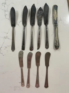Konvolut Vintage Butter Käsemesser 10 Stück - Bild 1 von 7