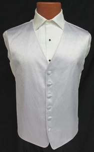 Men's Lilac Light Purple Perry Ellis Fullback Tuxedo Vest Wedding Prom Cruise - Picture 1 of 5