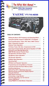 Yaesu FT-710 Mini-Manual by Nifty Accessories - Afbeelding 1 van 1