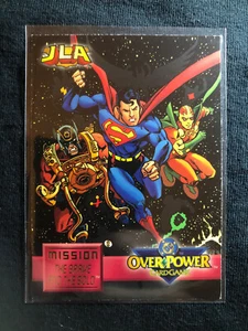 1997 DC OverPower Card Game Mission The Brave And The Bold Justice League 7/7 - Bild 1 von 2
