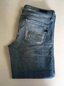 CITIZENS OF HUMANITY Kelly Stretch Low Waist Cropped Capri Light Jeans Womens 28 - Picture 1 of 7