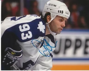 VINTAGE DOUG GILMOUR SIGNED TORONTO MAPLE LEAFS 8x10 PHOTO #1 Autograph - Picture 1 of 1