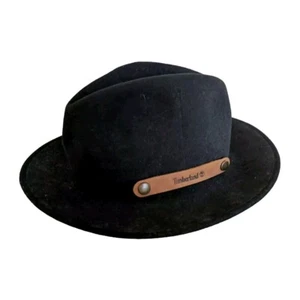 Timberland schwarz Wolle Fedora Hut Medium - Bild 1 von 8