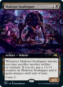 [4x] Mukotai Soulripper - Extended Art Near Mint, English NEO Extras MTG Magic - Picture 1 of 1