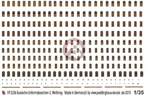 Insegna uniforme russa sovietica Peddinghaus 1/35 seconda guerra mondiale [decalcomania scivolo d'acqua] 2226 - Foto 1 di 1