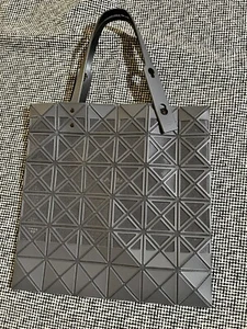 NEW RARE Issey Miyake Bao Bao Frame Tote Transparent Charcoal Gray - Picture 1 of 6