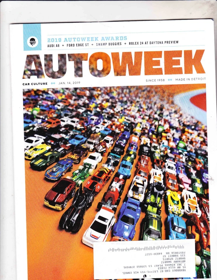 AUTOWEEK--50 YEARS OF HOT WHEELS COVER---JANUARY 14 2019 - Image 1 of 1