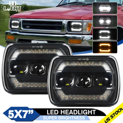 Faro LED 2x6 5x7" Hi-Lo DRL para camioneta Toyota 1982-1995 4Runner Foto 1 de 4