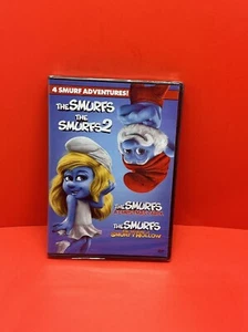 SMURFS COLLECTION 4 ADVENTURES DVD *NEW* 2 / Christmas Carol / Smurfy Hollow - Picture 1 of 3