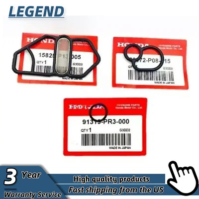 Juntas solenoides superiores e inferiores OEM para Honda 1993-2001 Prelude Dohc Vtec H22A EE. UU. Foto 1 de 4
