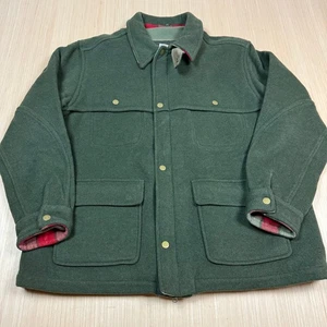 Vintage LL Bean Wool Mackinaw 3 in1 Quilted Jacket Lined Hunting Jac XXL 90s - Picture 1 of 14