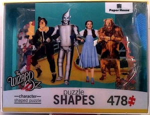 The Wizard Of Oz Character Shaped 478 pc Collector 33" X 27" Paper House - Picture 1 of 1