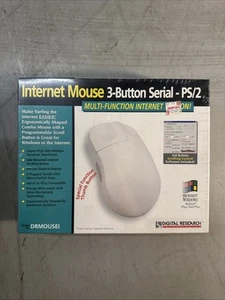 Internet 3-button Serial Ps/2 Mouse Model DRMOUSEI - Afbeelding 1 van 2