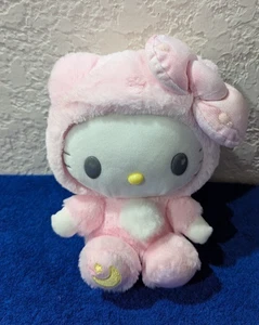 '2001 Sanrio Smiles Hello Kitty Heilung Plüschpuppe Pyjama Stil weich Kawaii 9 Zoll - Bild 1 von 6