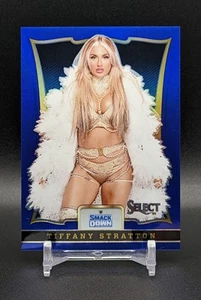 2024 Select WWE Tiffany Stratton Throwback /49 Blue Prizm #19 - Picture 1 of 2
