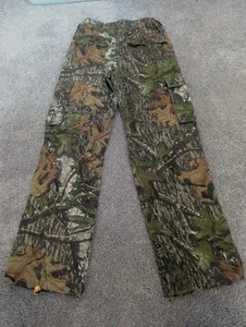 Mossy Oak Cargo Hunting Pants Mens Small 28-30 Obsession Camouflage  - Picture 1 of 13