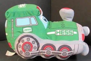 2022 Hess Truck My Plush Choo-Choo Lights and Sounds Green Musical Train Works - Picture 1 of 5