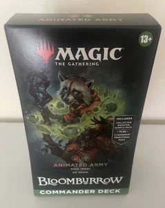 MTG Commander Bloomburrow - Animated Army - New Sealed Deck Magic the Gathering - Picture 1 of 5