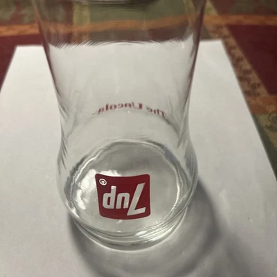 7UP Upside Down Glass - The Uncola -1970s advertising glass FREE SHIPPING - Image 1 of 4