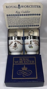 Seltenes 2er Set Royal Worcester Peter Pan Native Egg Coddlers "The Redskins..." - Bild 1 von 21