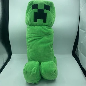 Mojang Minecraft Creeper Large Green Plush Pillow Buddy 21"x7" - Picture 1 of 5