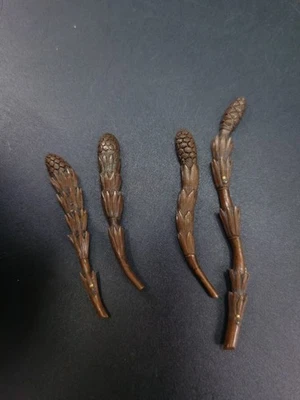 Menuki tipo cavalinha japonês para período Wakziashi Edo antigo C081 - Imagem 1 de 4