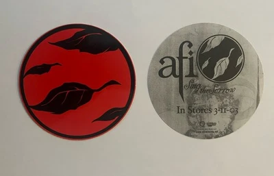 ORIGINAL AFI STICKER for Sing Sorrow Album by The Despair Faction - Vintage - Image 1 of 3